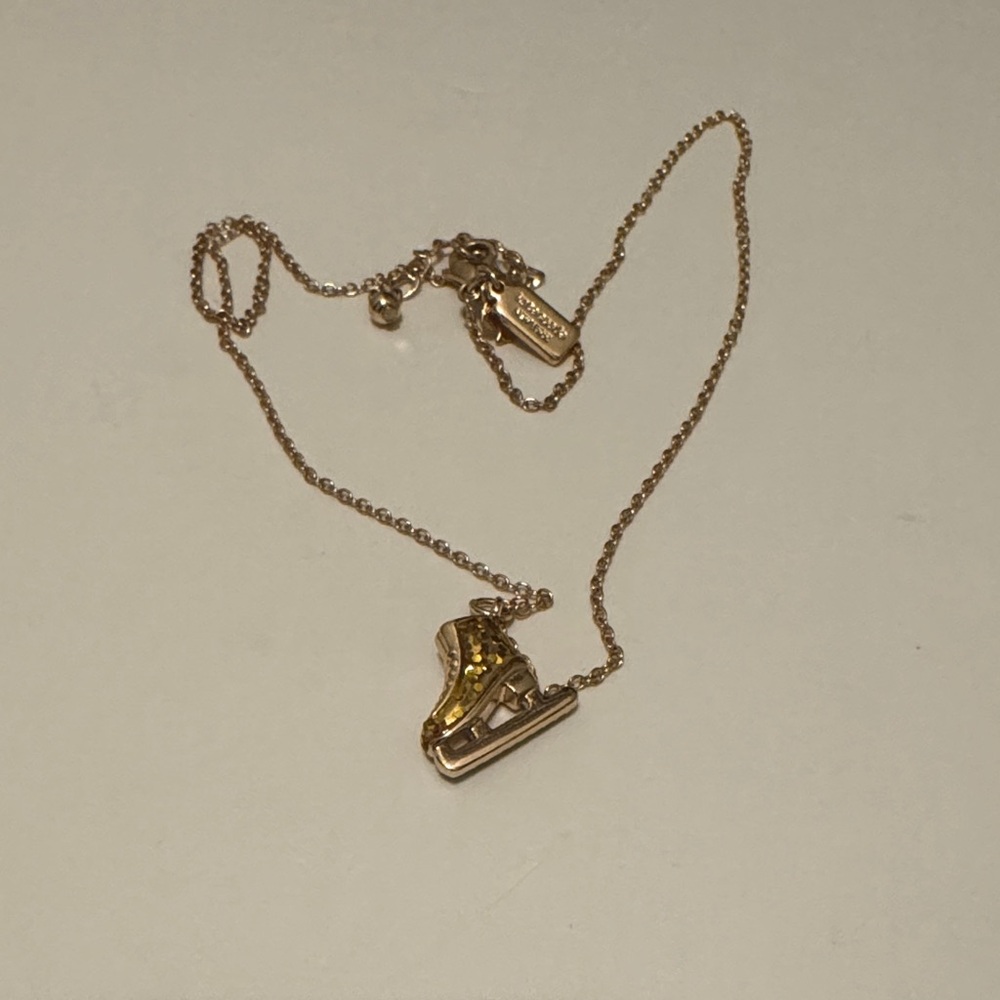Kate Spade Ice Skate Necklace